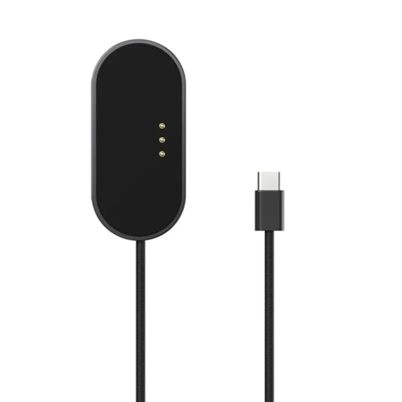 Magnetic Wireless USB-C Fast Charger Cable, Grey, 1m