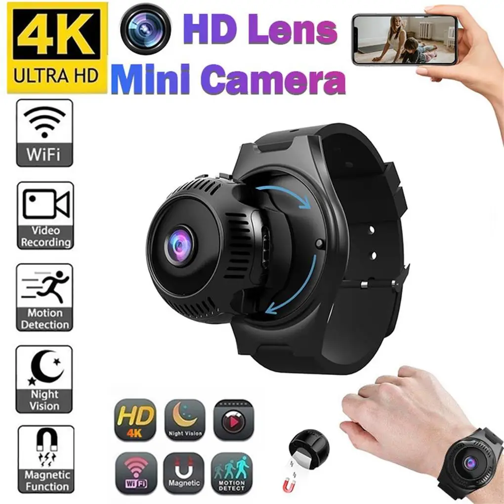 

X7 Mini Camera HD 4K Night Vision Small Micro Video Watch Wifi IP Camera Motion Sensor Tiny Microcamera for Home Office