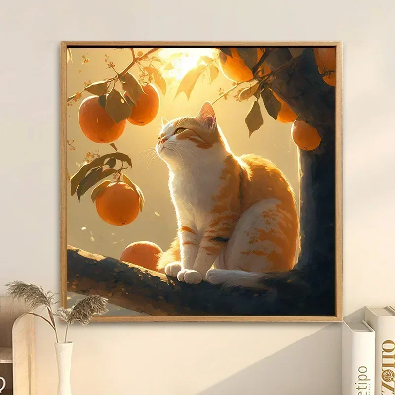 

4491-YJ- Diy landscape figures and animals hand-painted digital oil painting set