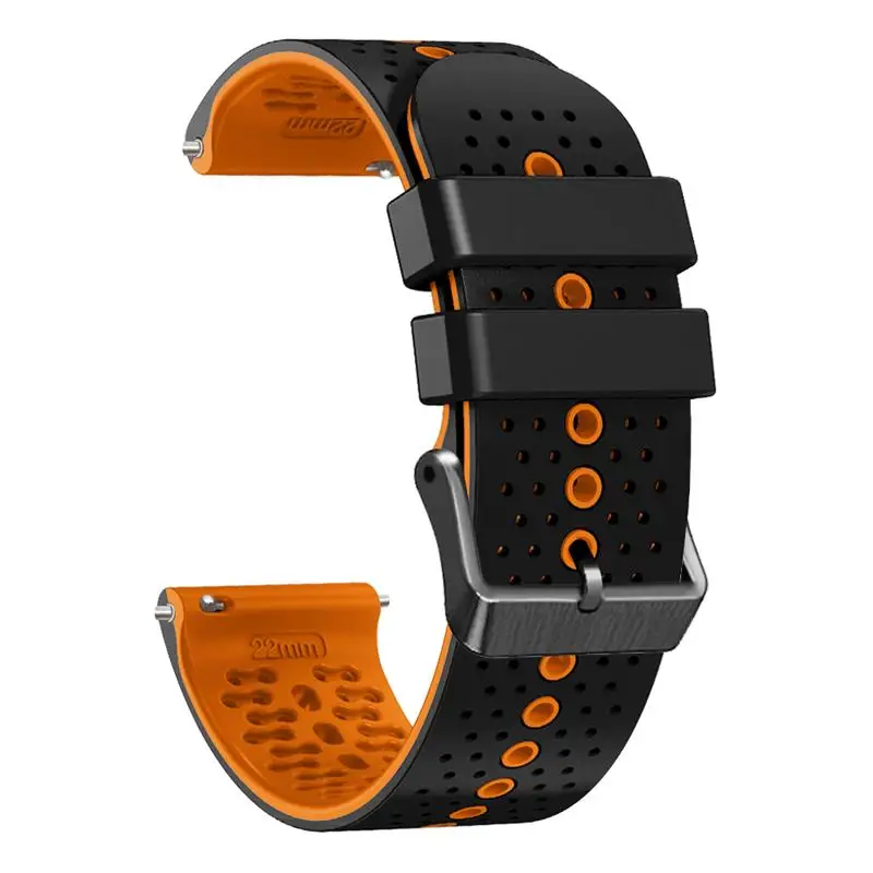 

HAODEE 22mm Watch Straps For Ticwatch Pro 3 GPS Silicone Band For Ticwatch Pro 2020/GTX/E2/S2/GTK Mens Strap Replacement Sport