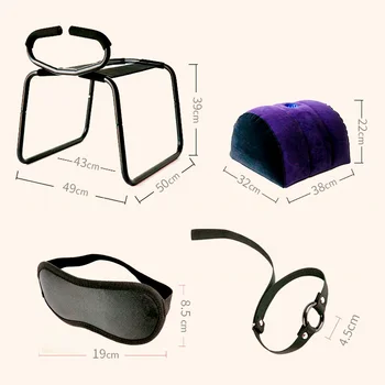 BDSM Furniture Sex Love Chair With Dildo Accessories Sexo Intercourse Positions Assistance Chairs Female Masturbation Adult Toys 5