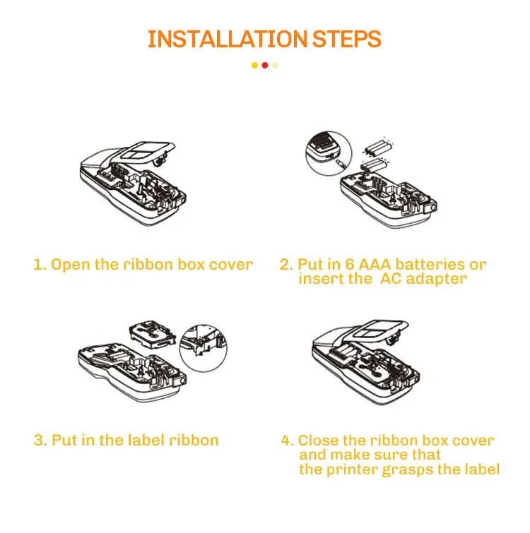 Description Picture 4 of itemE1000PRO Handheld Label Printer Compatible Brother Label Ribbon TZe-231Compatible Heat Shrink Tubes,Flexible Tapes,Satin Tapes
