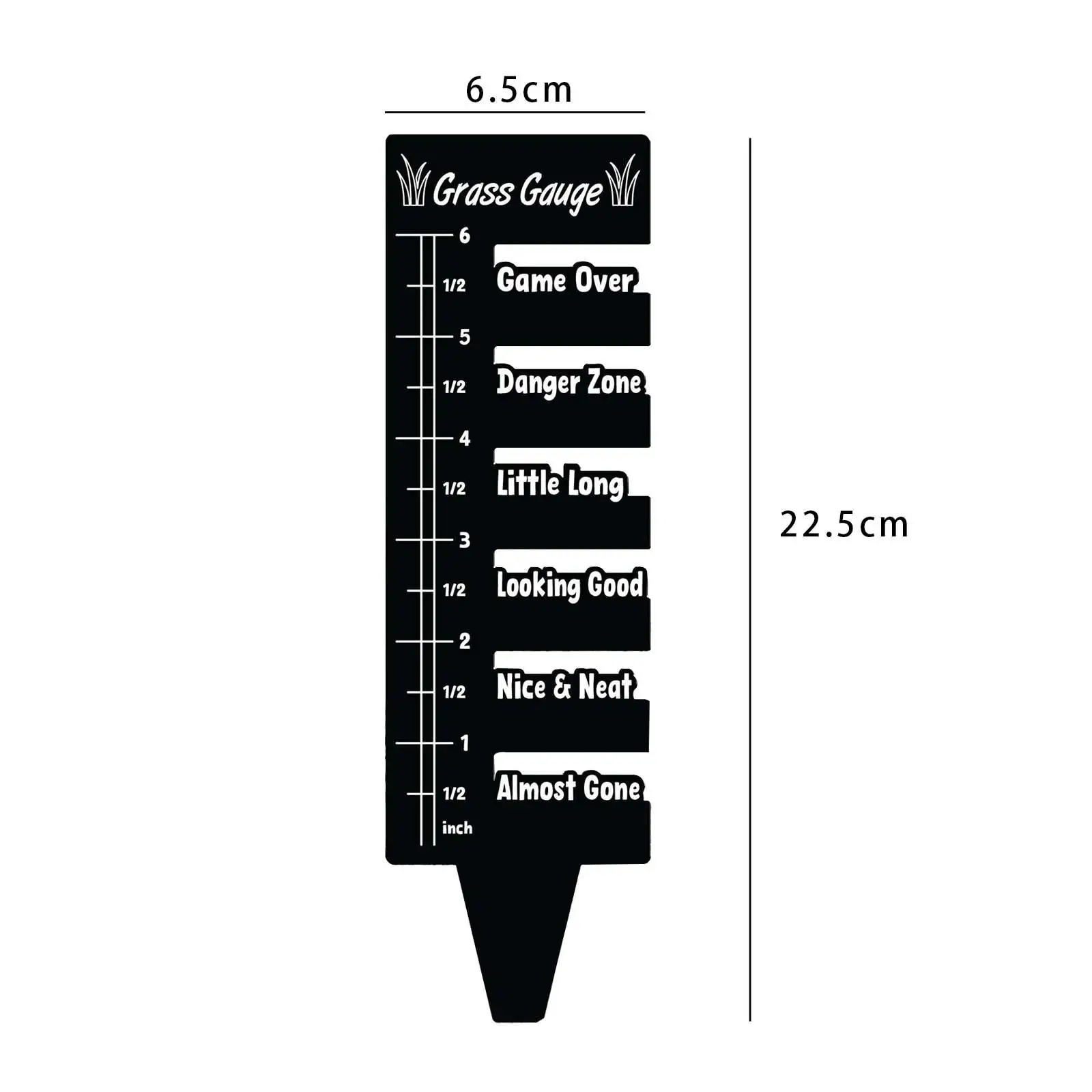 Grass Gauge Portable Gardening Weeding Lawn Tool for Lawn Landscaping Garden