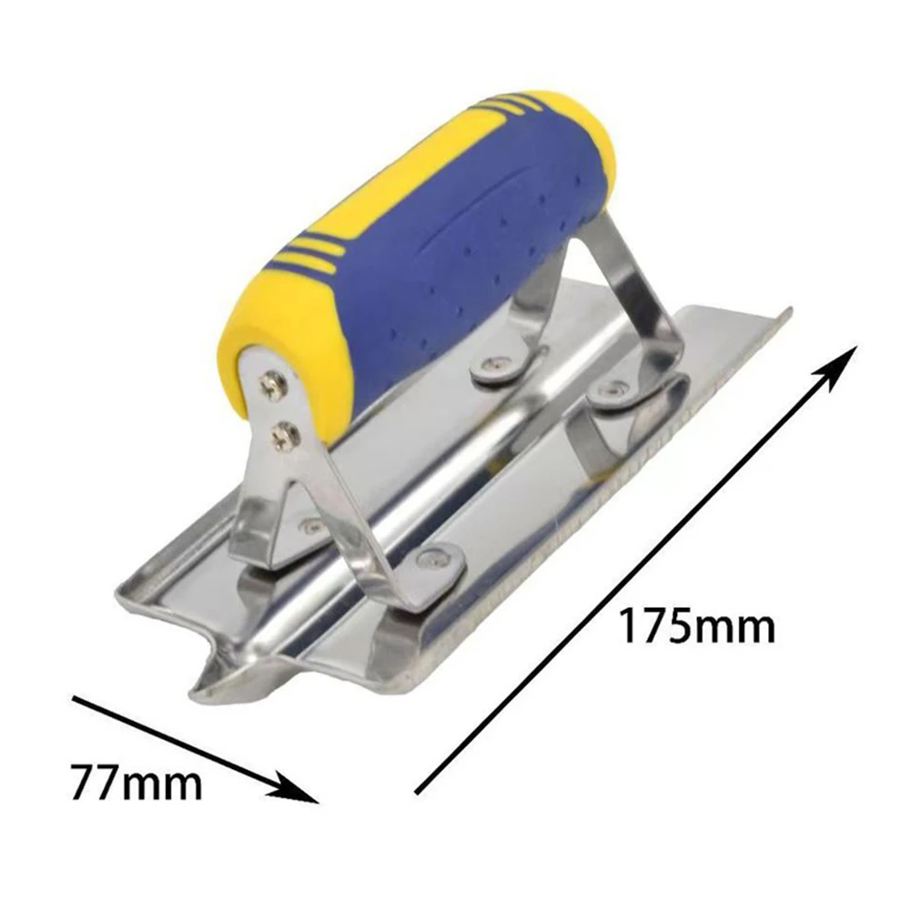 Stainless Steel Concrete Hand Edger Groover Tools Plaster Cement Finishing Corner Plaster Tools Putty Construction Hand Tools 6