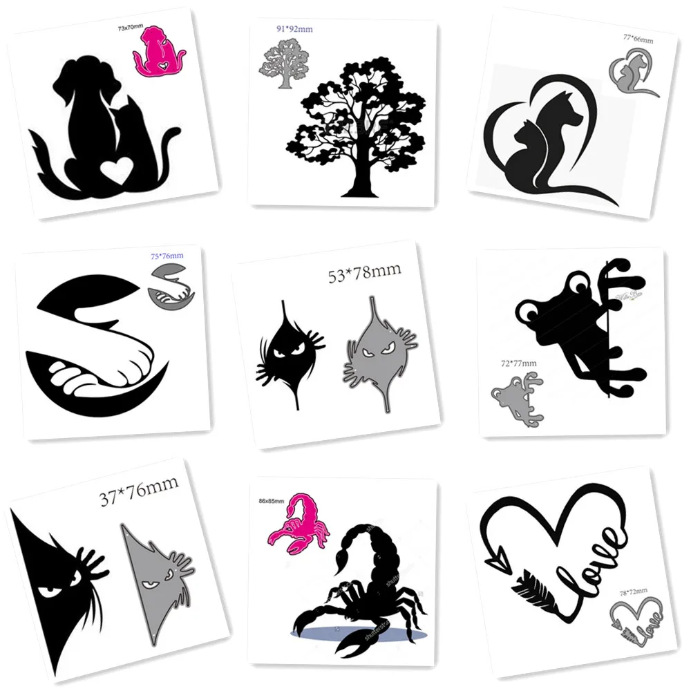 

Металлические Вырубные штампы для украшения скрапбукинга бумаги рукоделия ножа формы лезвия перфорации трафареты