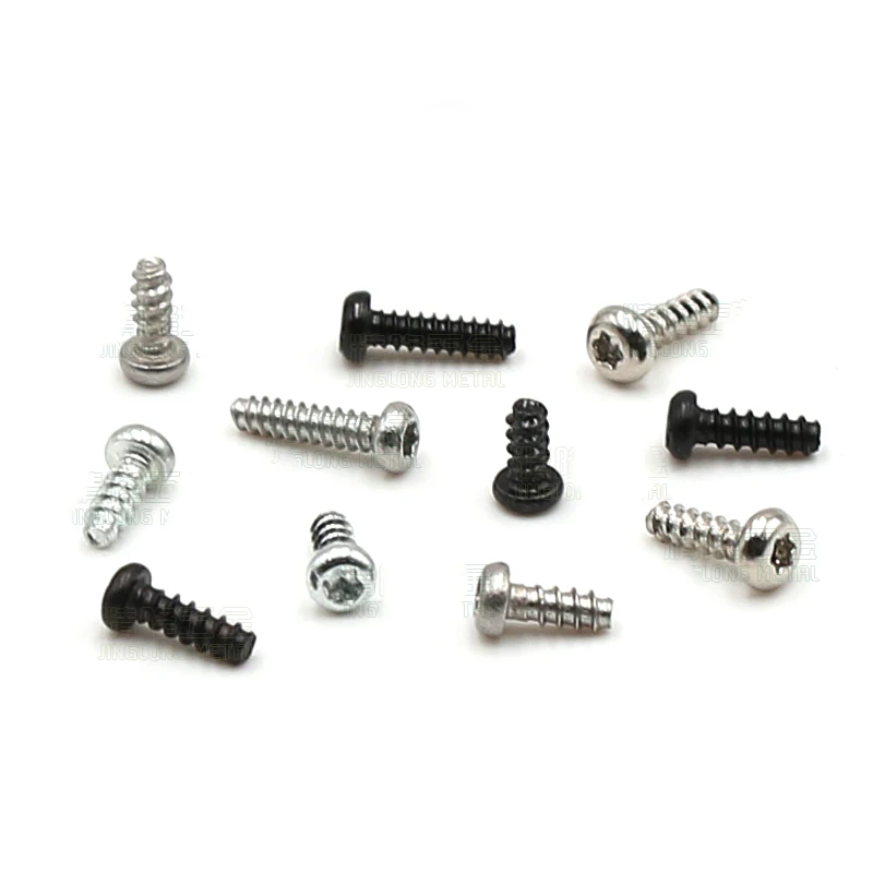 

100Pcs/lot PB2 PB2.2*L=4/5/7/8mm Nickel/Zinc Plated Steel Six-Lobe Torx Pan Six Lobe Round Head Self Tapping Screw Bolt