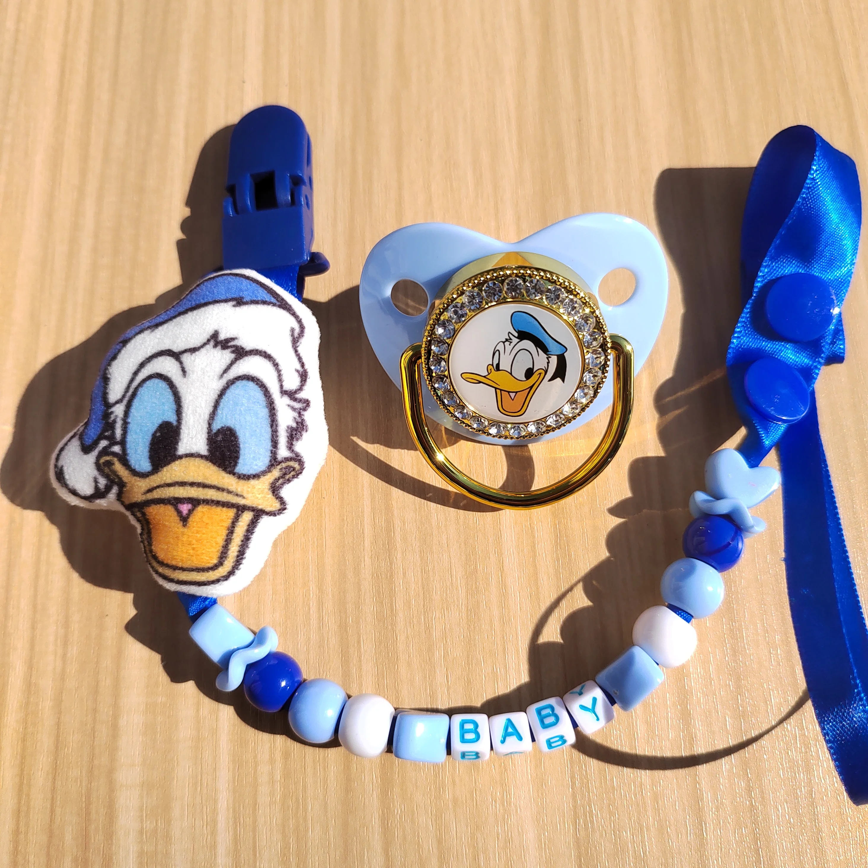 Baby Pacifier with letter chain Clip BPA-free Luxury Bling Pacifier Silicone dummy 0-18M pacifier clip pacifier chain pacifier accessories