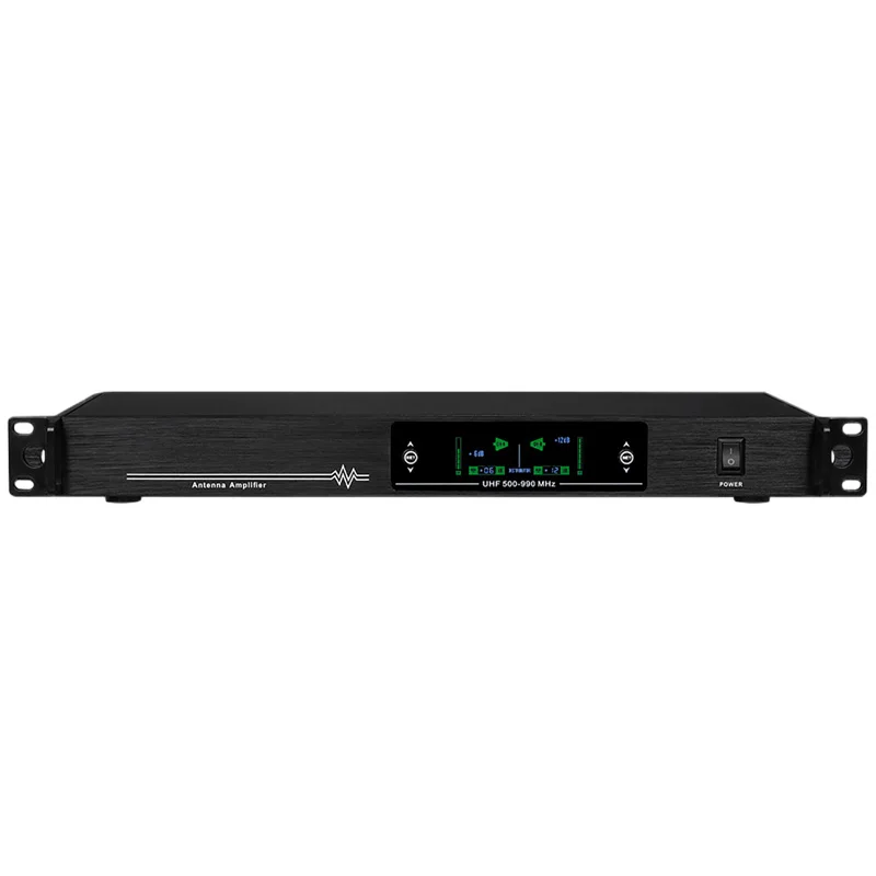 폴킷슨 AT-16 16채널 UHF 안테나 분배 시스템 500-900MHz 500m 안정적인 무선 마이크 앰프 (무대 라이브 공연용)