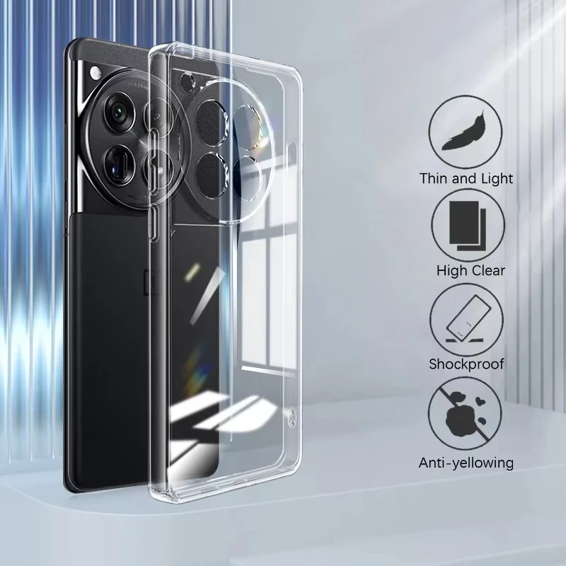 Transparent TPU Phone Case - Sleek and Durable Back Cover
