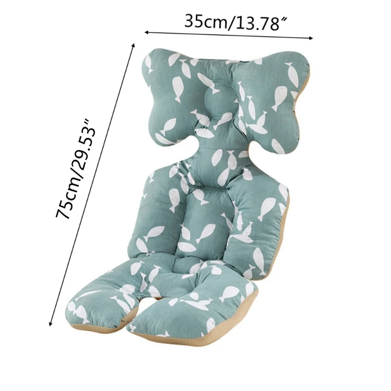 Děťátko pushchair Seat liniové univerzální tulák bavlna blok teplý rohož spací matrace hlava podpora podhlavník kojenec pram vysoký židle C