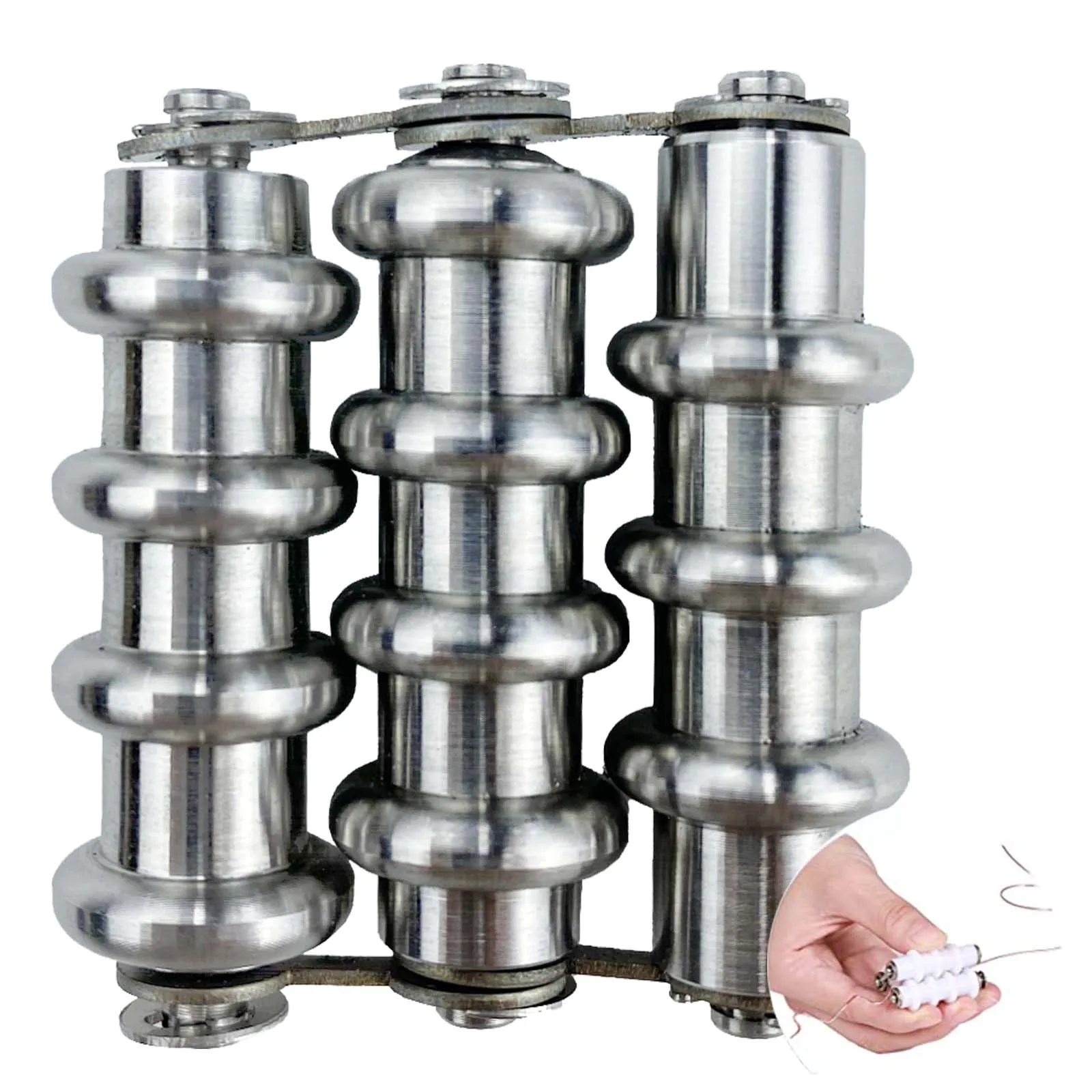 

Jewelry Nylon Wire Straightening Machine Copper Silver Gold Wire Metal Aluminum Manual Straightening DIY Tool with 3 Rollers