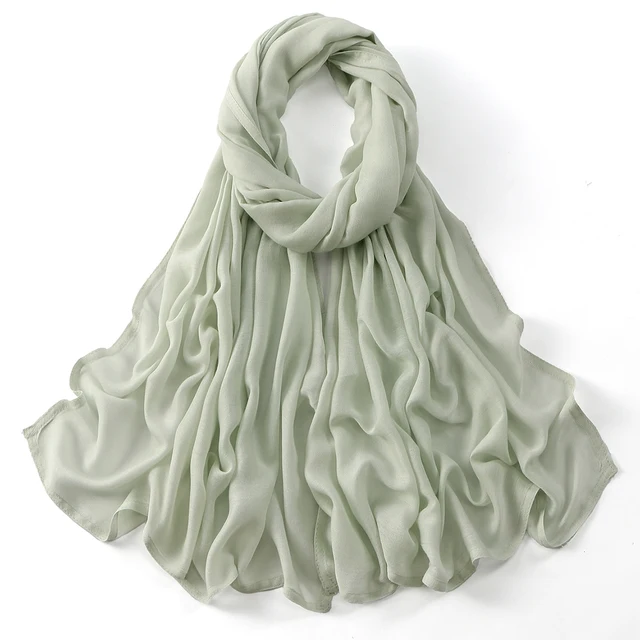 106440-446cf6.jpg 185*75 cm musulman Modal Hijab rayonne coton châles pour femmes mince plaine écharpe grande taille foulard islamique Turban bandeau