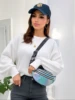 Gradient Color Fanny Pack Laser Holography Crossbody Waist Bag Pack,Belt Bag Travel Walking Running Hiking Cycling Sport Workout 3