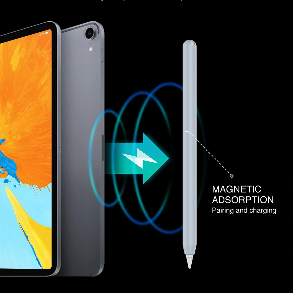 Capa de Silicone Macia para Apple Pencil Caneta Portátil Touch Stylus Capa Protetora Tablet de Segunda Geração - Imagem 4