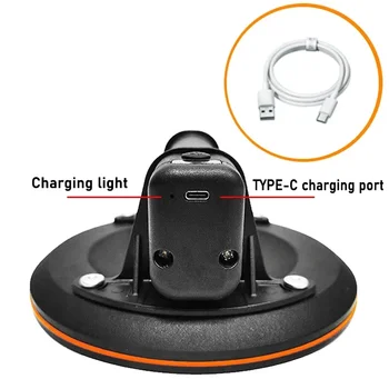 Electric Vacuum Suction Cup 8 Inch 200kg Bearing Capacity Heavy Duty Vacuum Lifter for Granite Tile Glass Manual Lifting Powerfu 2