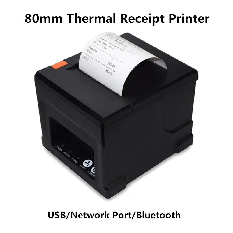 

POS-8360 Supermarket Clothing Restaurant Retail Cash Register Shopping Bill 80mm Thermal Receipt Printer Automatic Paper Cutting