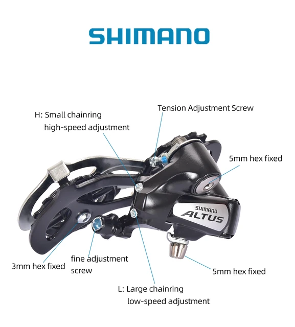 SHIMANO Tourney TX800 Rear Derailleur ALTUS RD-M310 Acera RD-M360