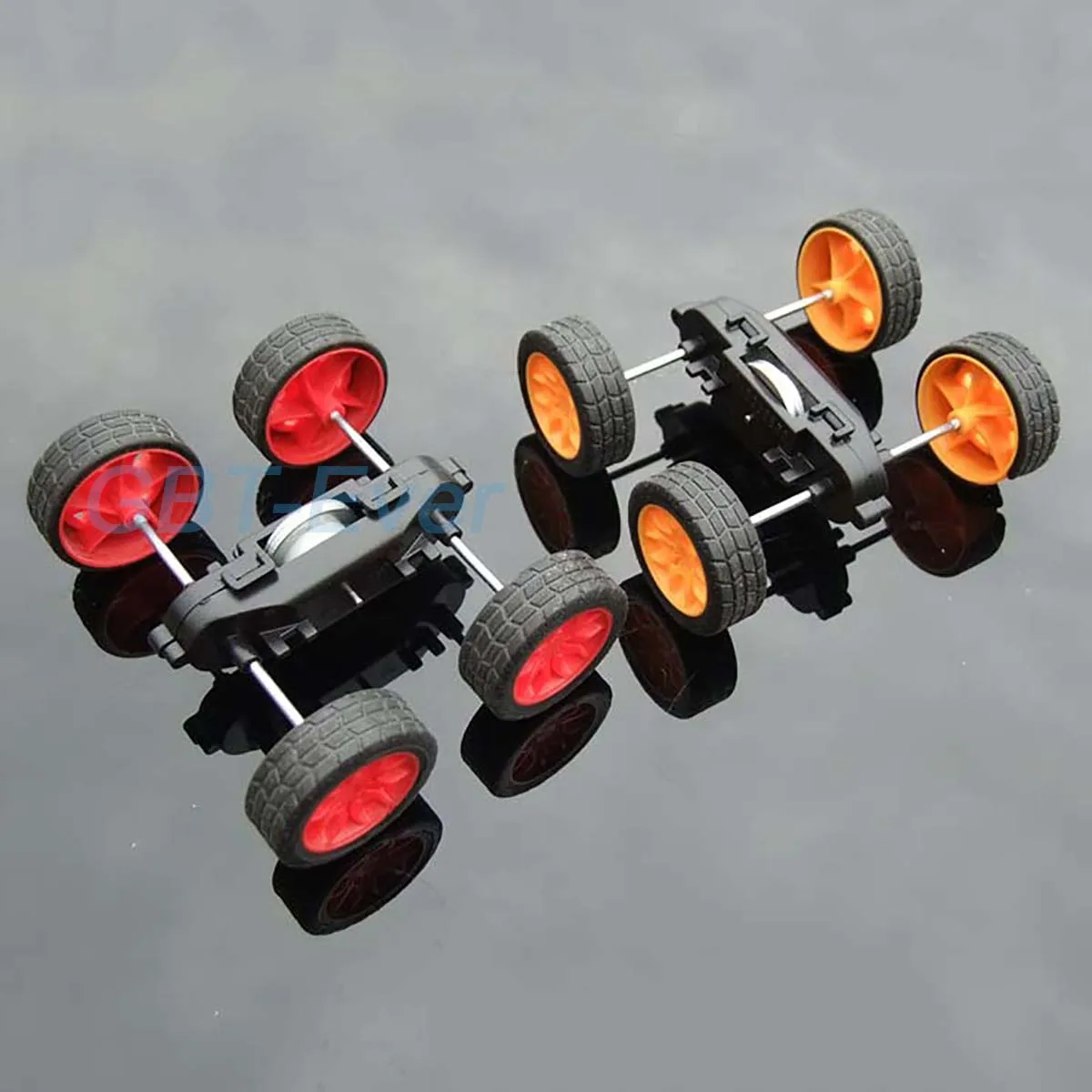 2Pcs Double Inertia Gearboxes Gear Boxes Inertia 4-drive Movement Construction Toys Four-Wheel Drive DIY Car Model Accessories