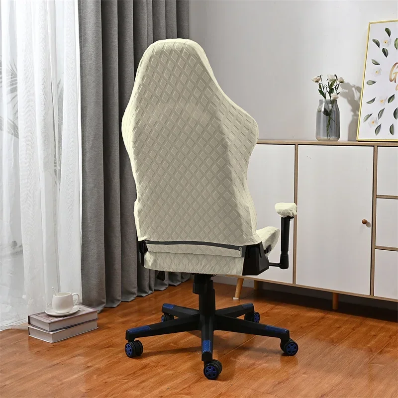 

Washable Elastic Boss Seat Chair Armrest Protector Jacquard Gaming s Cover Office Computer With Case