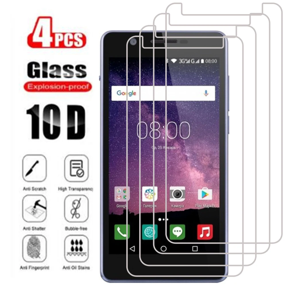 Фото 4 шт. для Philips Xenium S266 S566 S260 S397 S561 S395 S318 S386 V787 X588 X596 Закаленное стекло Защитная пленка для экрана смартфона №1