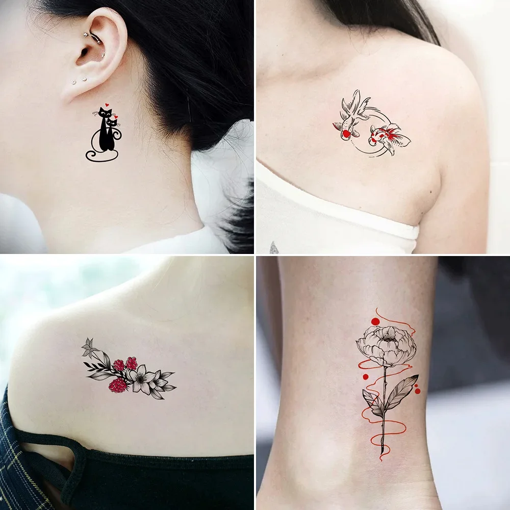 Tatuagem no Peito Feminina: A Escolha Perfeita para Quem Busca Estilo  Temporário e Sem Dor, image size:1000x1000