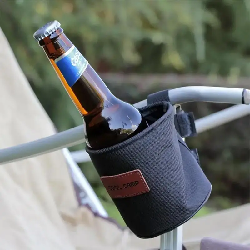 1PC Outdoor Camping Cup Holder Chair Cup Stand Support Fishing Chair Drinks Tray for Beach Fishing Camping Picnic Portable