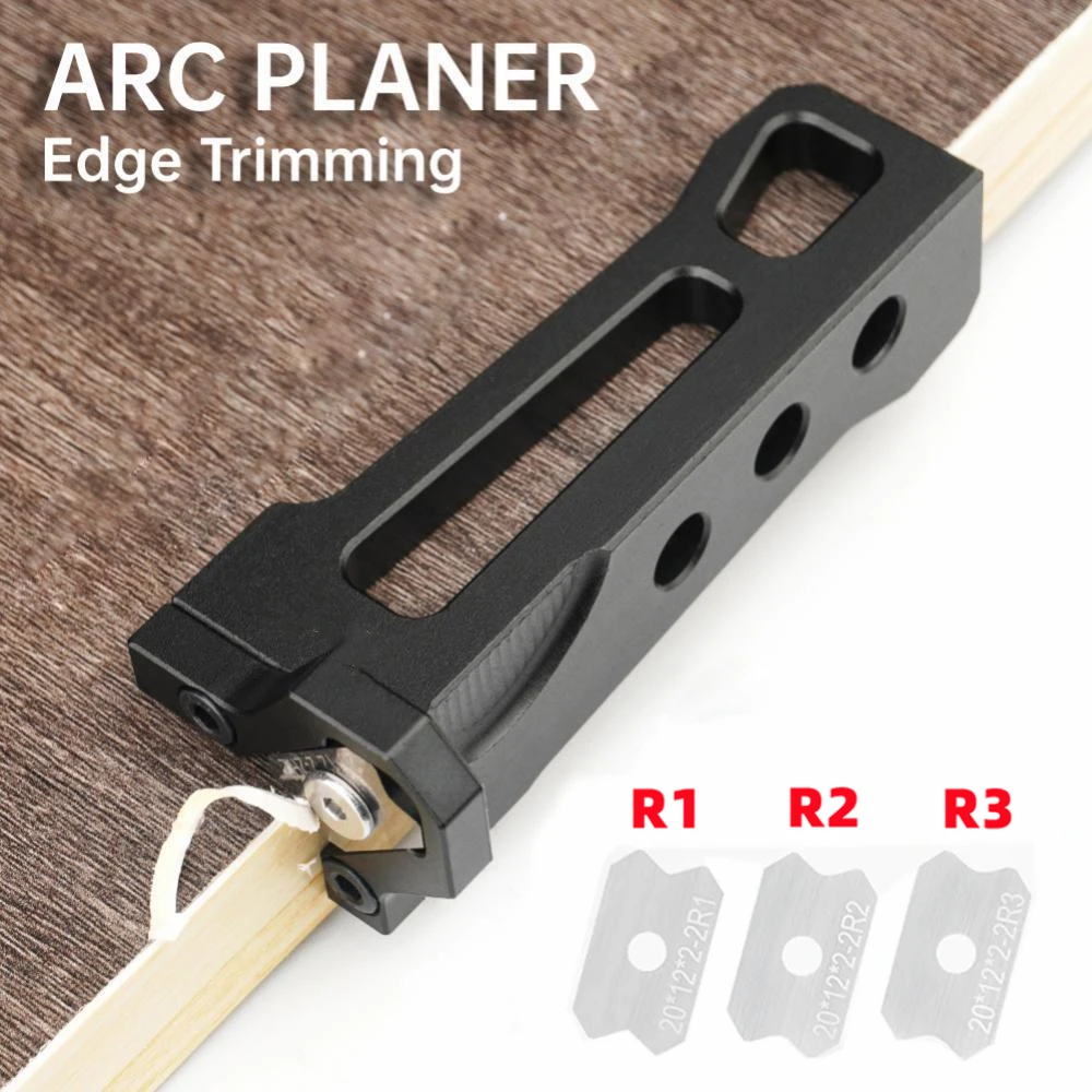 

Woodworking Blade Edge Corner Planer Edge Banding Arc Trimming Manual Planer Wood Chamfering Fillet Scraper Board Deburring Tool