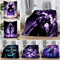 Solo Leveling Printed Blanket Picnic Blankets Warm Blanket Soft and Comfortable Blanket Home Travel Birthday Gift 1