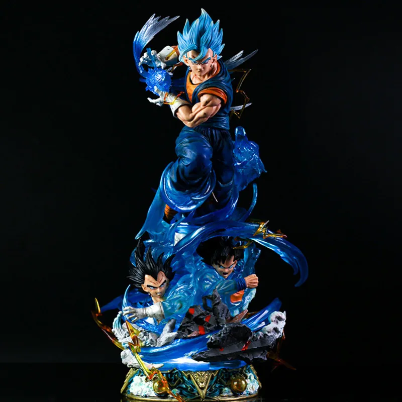 Dragon Ball Z Anime Figure GK Vegetto Action 45CM Oversized Model Statue Figurine PVC Son Goku Vegeta Collectible Figma |