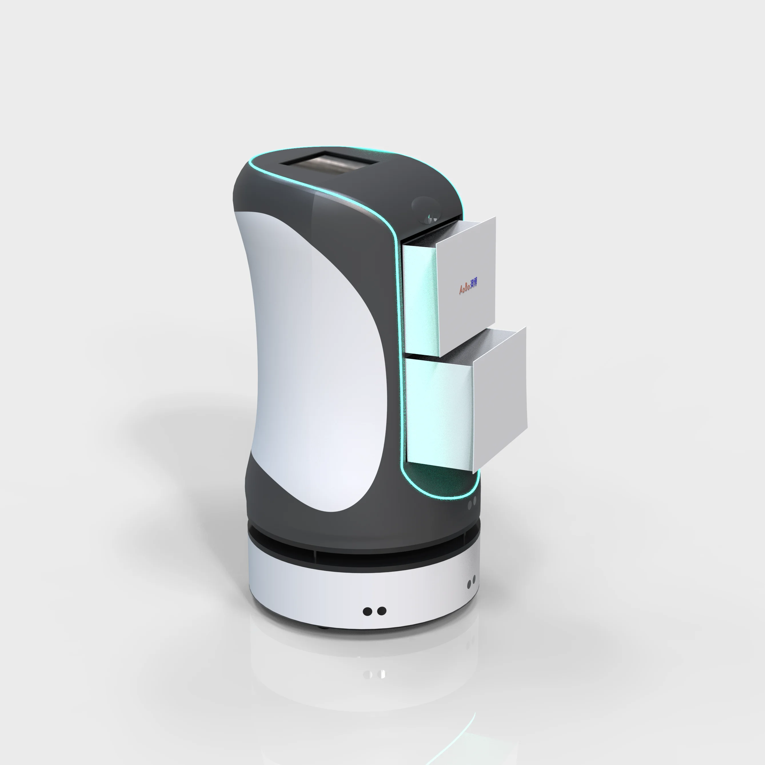 Description Picture 2 of itemThe latest hotel commercial reception delivery service robot