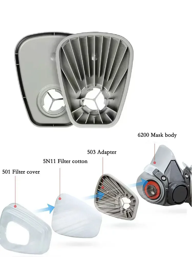 High-Efficiency Dustproof Cotton Filter and Cartridge Replacement Set for Respiratory Protection