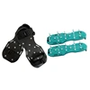 Spike Sandals for Aerating Lawn Effectively Aerating Soil for Plants Health Grass Spikes Tools Black/ Green 157A 2