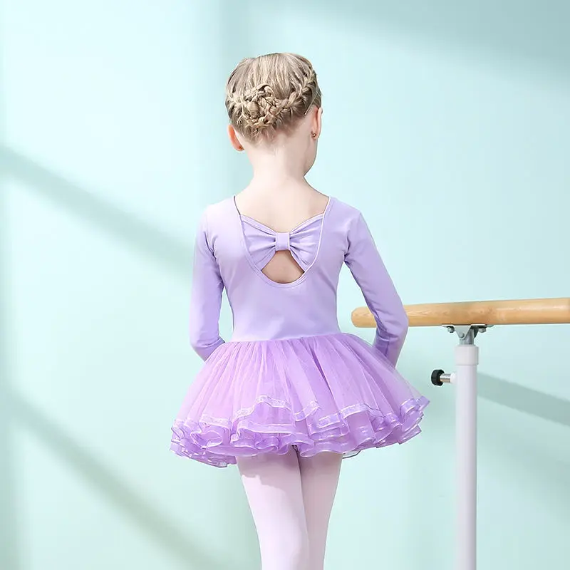 Ballet Dress Ballet Leotard Girls Dance Costumes Tutu Skirt Girls Ballet Dress Children's Training Dress Figure Skating Costume Leotard for Christmas birthday Party Dance Clothes