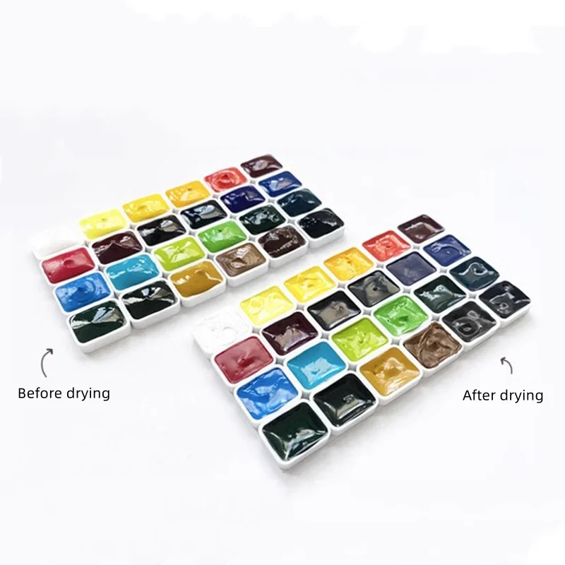 Holbein Watercolor Paint Set Mini 1ml Handmand Sample 24/48/108 Colors Original Water Color for Painting Art Suppliers watercolor painting set watercolor paint watercolor pigment