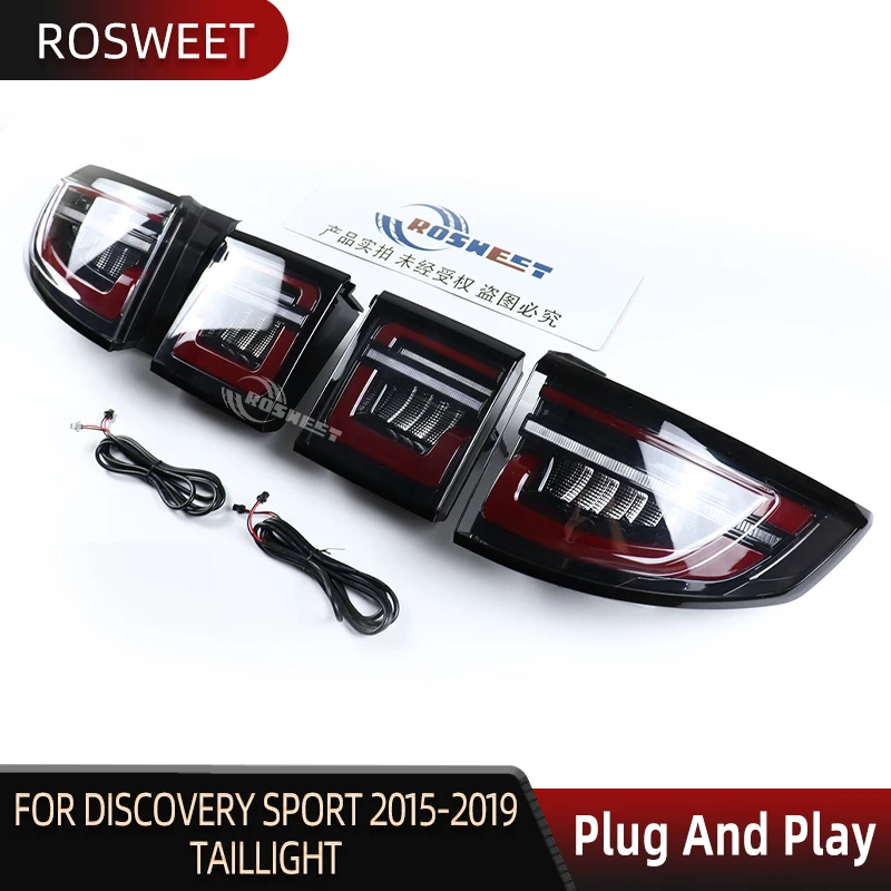 

Для Land Rover Discovery Sport 2015-2019, обновление 2022, стиль светодиодный, автомобильная задняя фара в сборе, сигнал поворота, фотостоп-сигнал, противотуманная фара