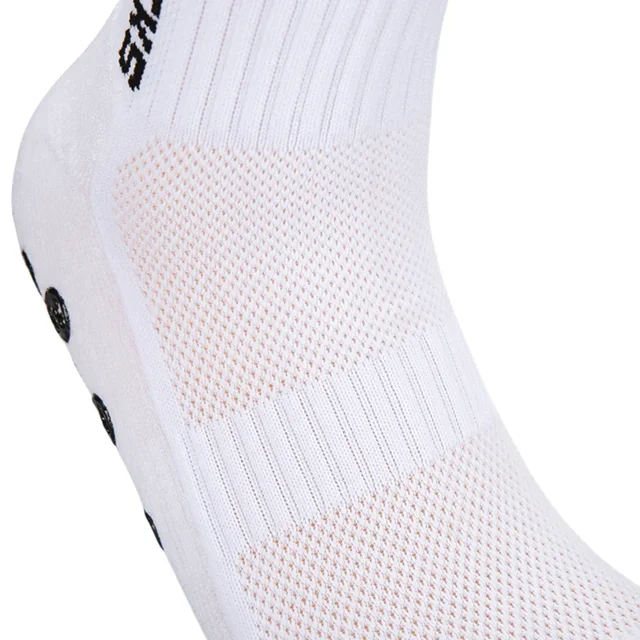 4/1Pair New Style FS Football Socks Round Silicone Suction Cup Grip Anti Slip Soccer Socks Sports Men Women Baseball Rugby Sock 6