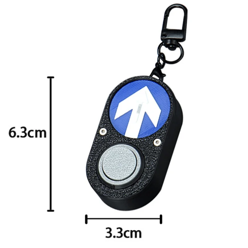 기념 선물용 사운드 및 라이트가 포함된 창의적인 3D 프린트 키체인 ? 빨간색 녹색 색상, 호주 보도 예술