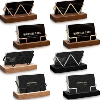 Wooden Card Holder Stand 1