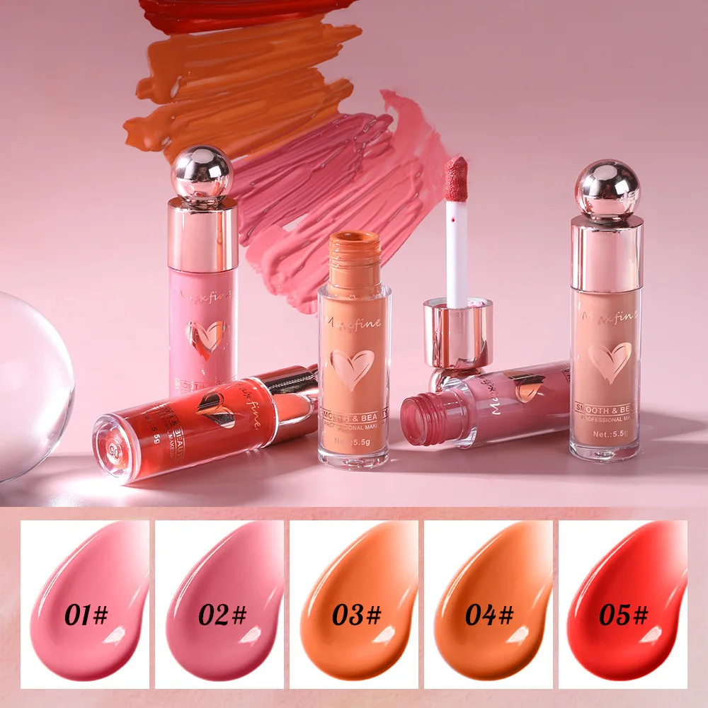 Highly Pigmented Matte Liquid Blush Long Lasting Non Fading Smooth Festival Stage Makeup Blush 2