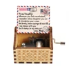 Carving Wooden Hand Crank Music Box, Mini Musical Box, You Are My Sunshine, Birthday Gift for Wife/Husband, Children's Day Gifts 6