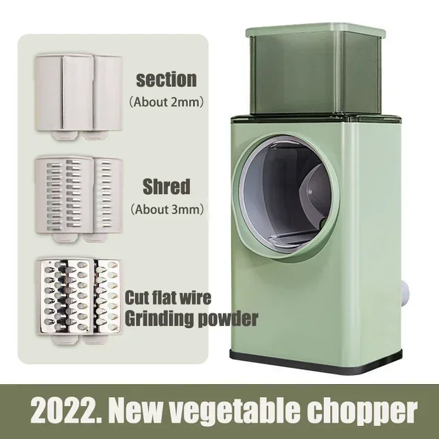 Description Picture 4 of item4 In 1 Manual Vegetable Cutter Multifunction Slicer Potatoes Slicer Chopper French Fries Shredders The Grater Kitchen Gadgets