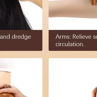 Sandalwood Massage Comb for Hair Care and Full Body Relaxation