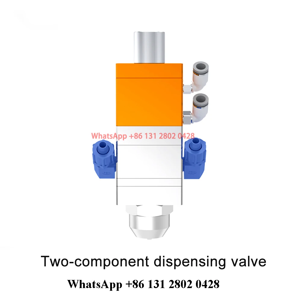 

Automatic dual component packing dispense valve