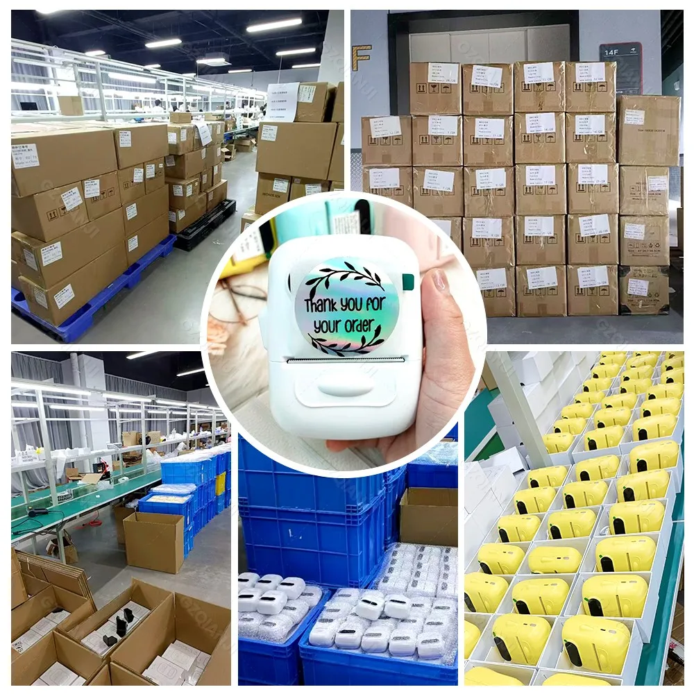 Marklife P50 Portable Thermal Printer 15mm-50mm Print For Home Office Mini Wireless Label Sticker Maker For Smartphone or Paper