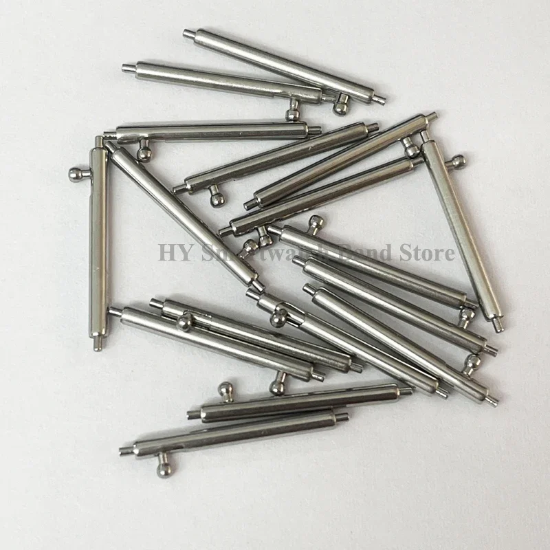 20pcs Quick Release Metal Watch Band Spring Bars - Various Sizes & Thicknesses