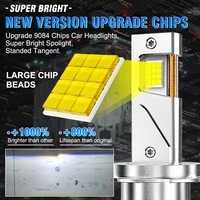 9700W 9000000LM H7 H4 H11 Led Headlight High Power 9084 CSP Canbus H1 H8 9005 HB3 9006 HB4 9012 HIR2 Turbo Lamp Car Led Headlamp - Image 2