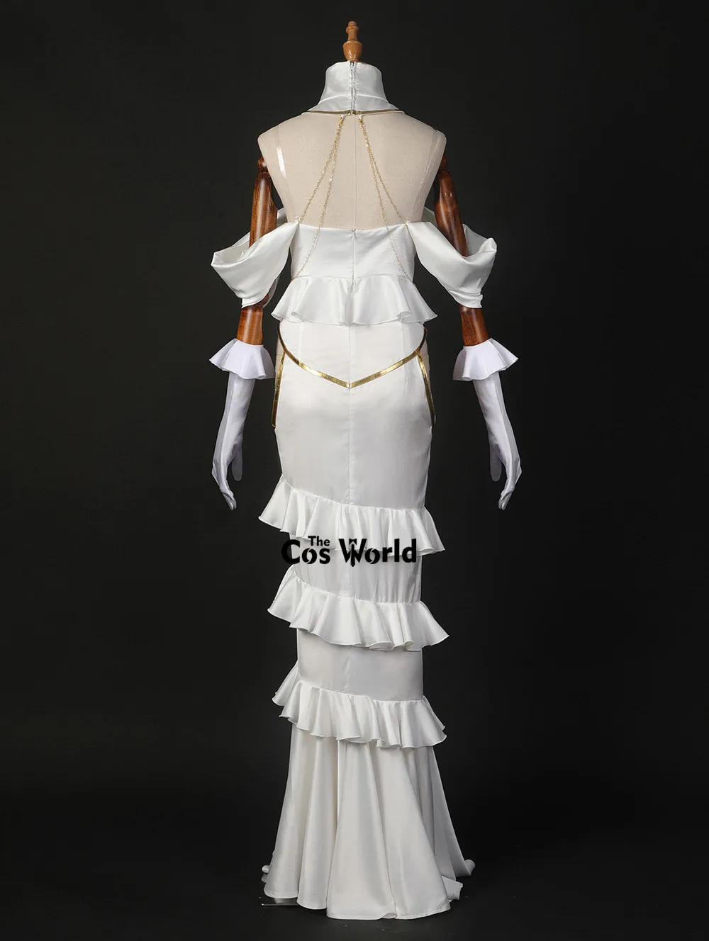 Overlord Albedo White Dress Cosplay Kostüm 16 Overlord Albedo White Dress Cosplay Kostüm 5