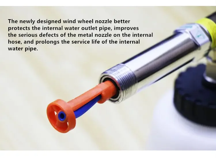 High Pressure Car Interior Cleaning Gun Automobile Detailing Cleaning Dry Washing Gun with Brush