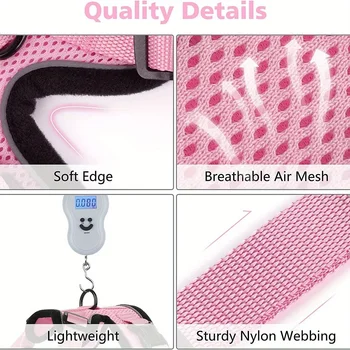 Cat Leash Non-Slip Adjustable Leash Non-Slip Cat Leash Vest Pet Chest Carrier 2