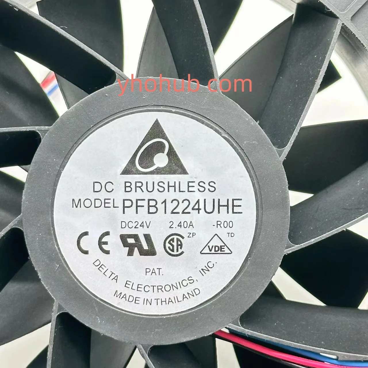 120x120x38mm ventilador de refrigeração do servidor de 3 fios